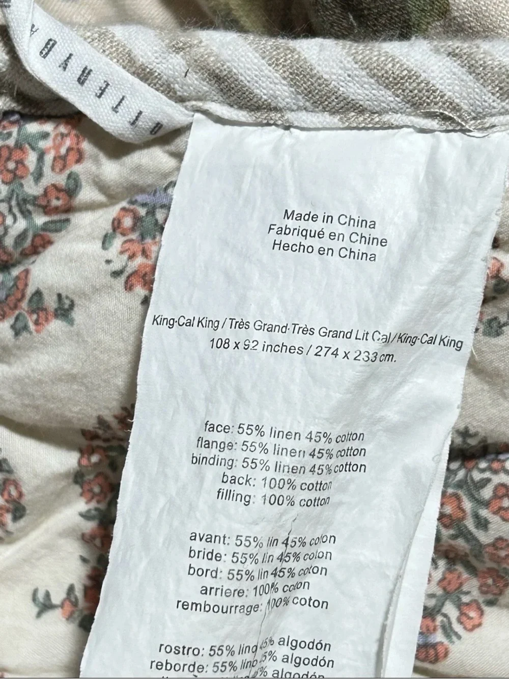 Pottery Barn Carolina Quilt (K) Euro Shams (2) Standard Shams NWT (2)
